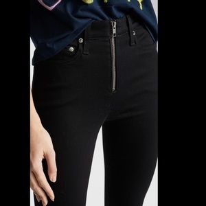 Alice and Olivia Exposed Zipper Jeans